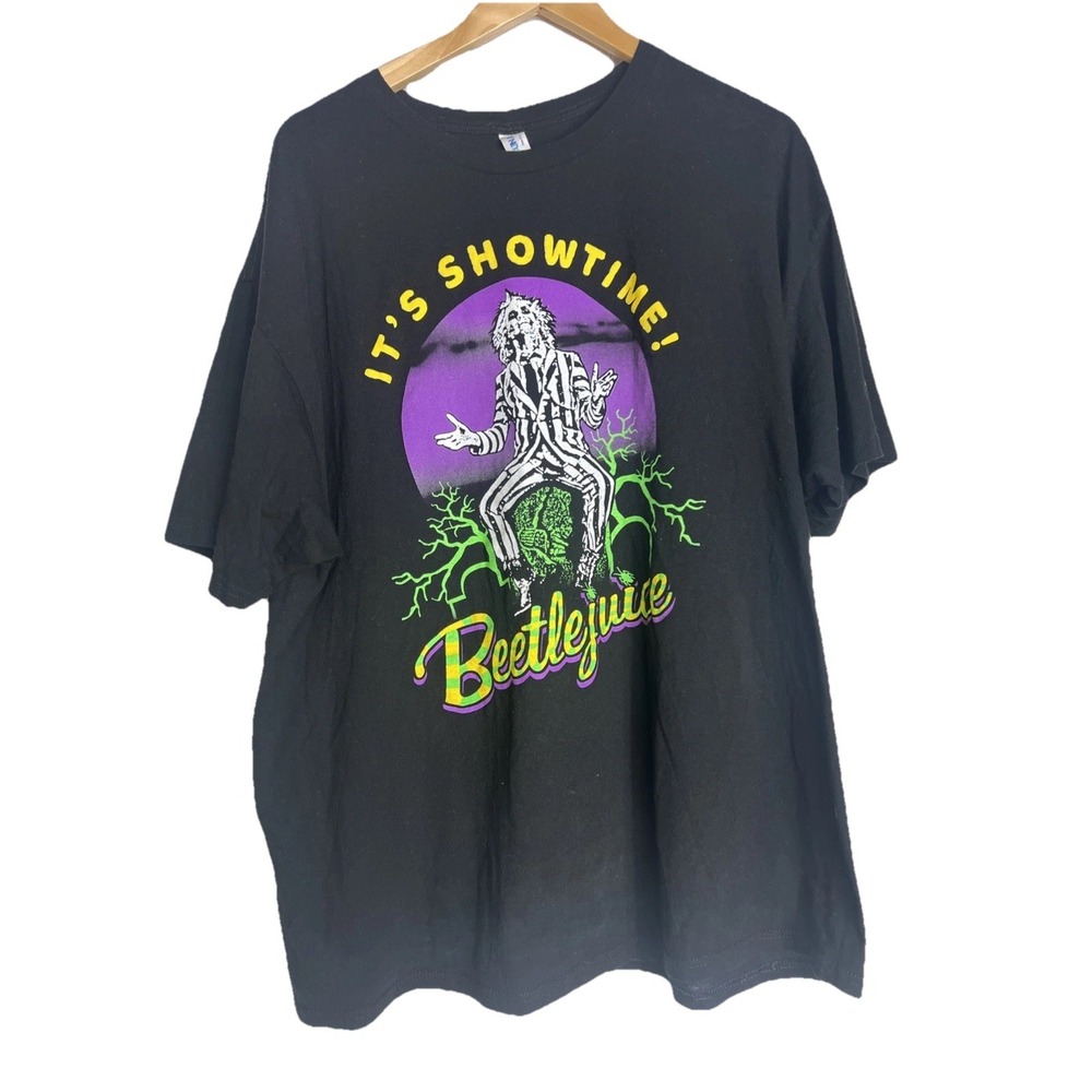 Beetlejuice Graphic T-Shirt, Size 2 Xl‎ Black